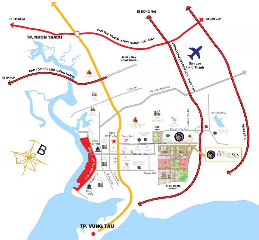 vị trí ecotown phú mỹ