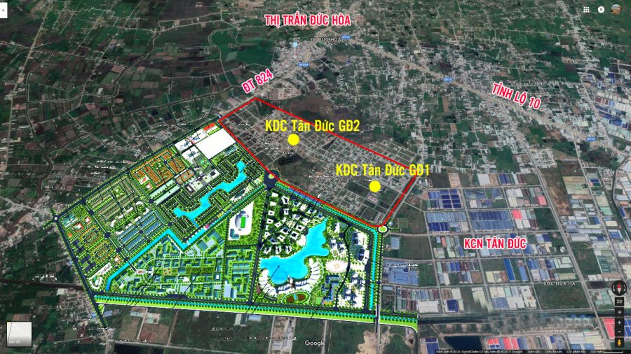 bản đồ google map tân đức