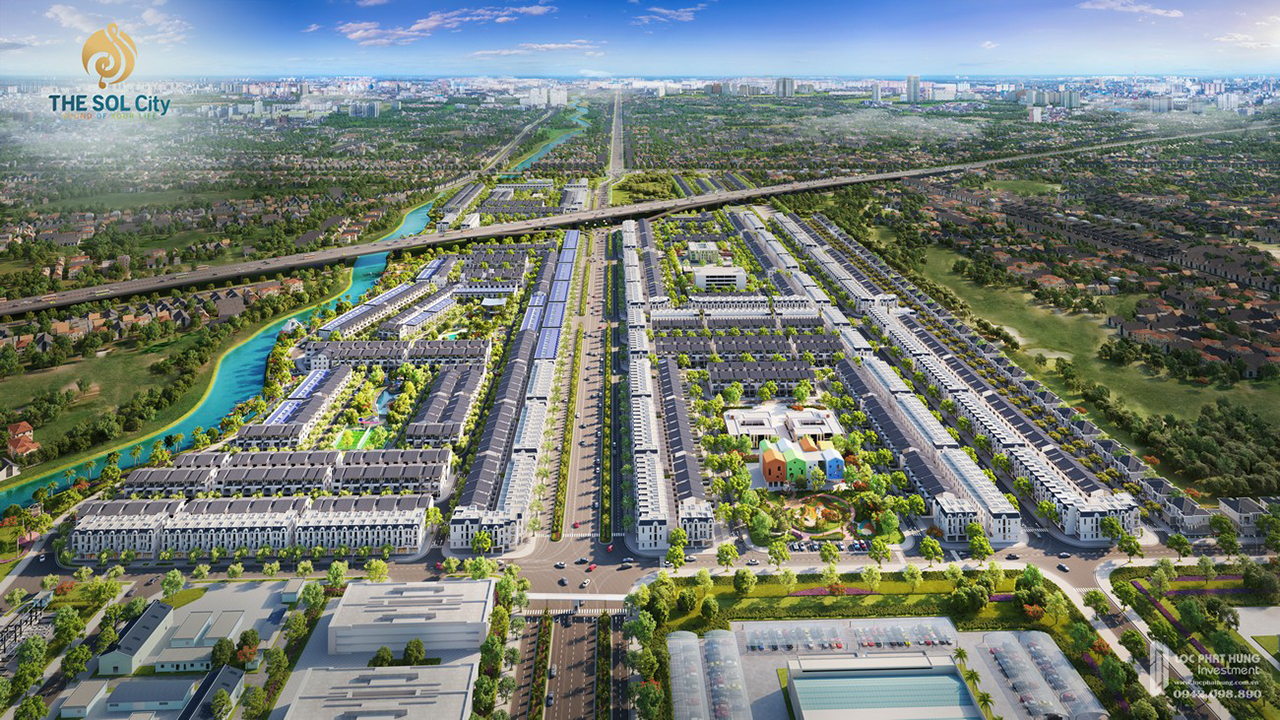 The Sol City (Cần Giuộc - Long An) 2 phoi canh khu dan cu the sol city