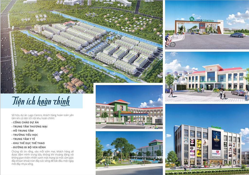 Dự án Lago Centro (Bến Lức - Long An) 5 tien ich dat nen lago centro city