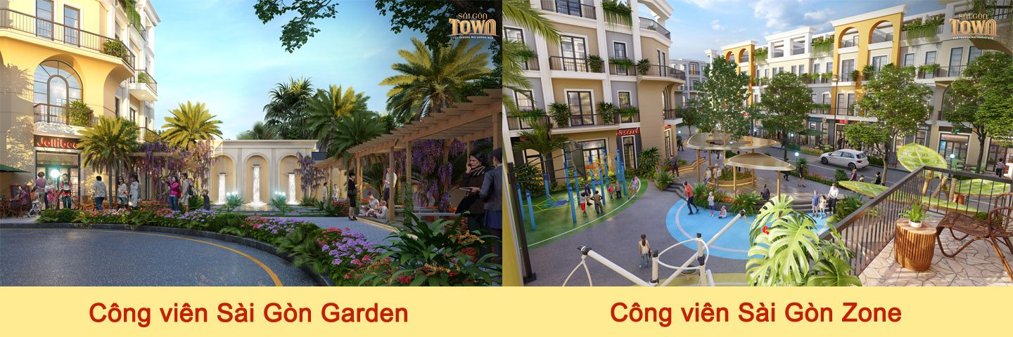 Sài Gòn Town Tân Trụ (Long An) 4 tien ich noi khu sai gon town